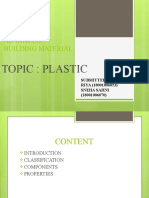 Advanced Building Material: Topic: Plastic