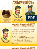 Maestros Kuthumi, Lanto y Confucio Nivel Avanzado