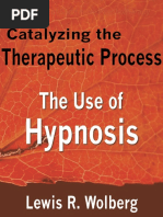 Catalyzing The Therapeutic Proccess The Use of Hypnosis