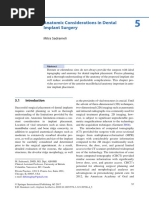 Anatomic Considerations in Dental Implant Surgery: Mitra Sadrameli