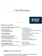 At The Pharmacy: English - Politeknik Meta Industri 1