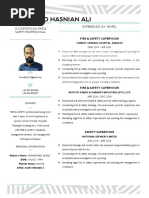 Muhammad Hasnian Ali: Occupational Fire & Safety Professional