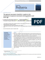 The General Movement Checklista Guide To The Assessment of General Movements During Preterm and Term Age