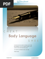 Cheat Sheet: Body Language