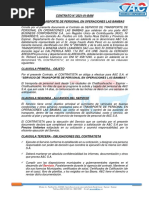 Servicio de Transporte de Personal en Operaciones Las Bambas Hnos Leandres