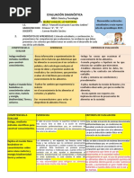 EVALUACION DIAGNOSTICA C y T 1°