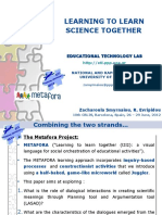 Learning To Learn Science Together: Educational Technology Lab