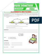 MRUV para Segundo Grado de Secundaria