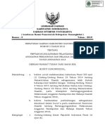 Perda Kab. Gunungkidul No 3 Tahun 2019 TTG Pertanggungjawaban Pelaksanaan APBD TA 2018