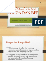 Konsep Suku Bunga Dan Bep: Manajemen Perbankan