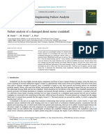 Failure Analysis of A Damaged Diesel Motor Crankshaft (2019)