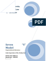 Seven "S" Model: Nirma University Institute of Law 2 Semester