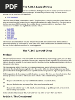 The F.I.D.E. Laws of Chess: FIDE Handbook