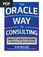 The Oracle Way To Consulting