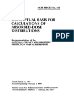 NCRP Report No. 108 - Conceptual Basis For Calculations of Absorbed-Dose Distributions