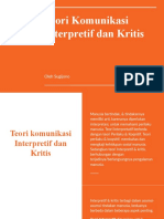 PB 12 - Teori Komunikasi Interpretasi Dan Kritis