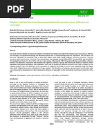 Edaphic Invertebrate Macrofauna Associated With Cassava Crop in Different Soil Coverages