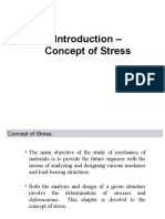 Introduction - Concept of Stress