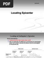 Lecture6 Locating Epicenter