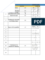 Calculo Del FLOCULADOR