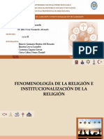 Fenomenología de La Religión