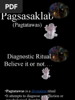 Pagsasaklab: (Pagtatawas)