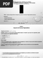 Funciones Trigonométricas Integrales Que Producen Funciones Trigonométricas Inversas - Semana 6