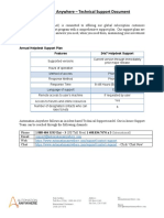 Technical Support Document - Automation Anywhere