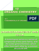 Topic 10 Organic Chemistry