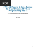 Module 1 Introduction To Algorithms and Python Programming Basics