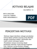 Motivasi Belajar