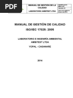 Sistema de Gestión de Calidad de Ambitest Ltda