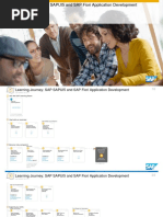 Learning Journey SAP SAPUI5 and SAP Fiori Application Development