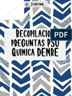 Recopilacion Preguntas Psu Quìmica Demre