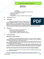 Learning Module: Surigao State College of Technology Module No. 3 Infiltration I. Topic