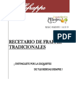 Recetario de Frappes Tradicionales