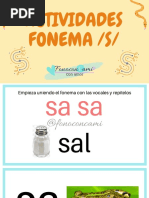 Actividades para Fonema S