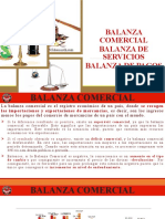 Balanza Comercial, Servicios y Pagos