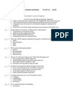 Chapter 13 RNA Test NAME Abdullah Alabdullah CLASS 9A DATE