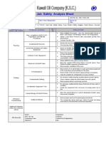 Job Safety Analysis Sheet: Facility