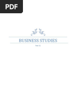 HSC Business Studies Notes