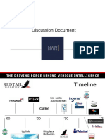 Discussion Document For: The Driving Force Behind Vehicle Intelligence