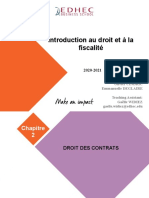 2021 - Droit Des Contrats Version Étudiant