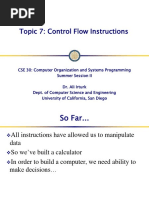 Contol Flow Instructions