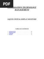 Color LCD Monitors Datasheet and Working