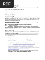 Lesson Plan Template: 112.14. Science, Grade 3.8D