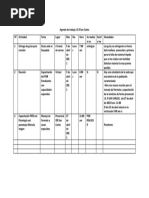 Agenda de Trabajo 2021