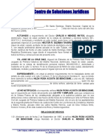 3.-Citación y Emplazamiento Oferta Real de Pago