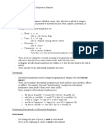 Inflectional vs. Derivational Morphemes