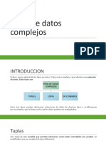 Clase 6 - Tipos de Datos Complejos